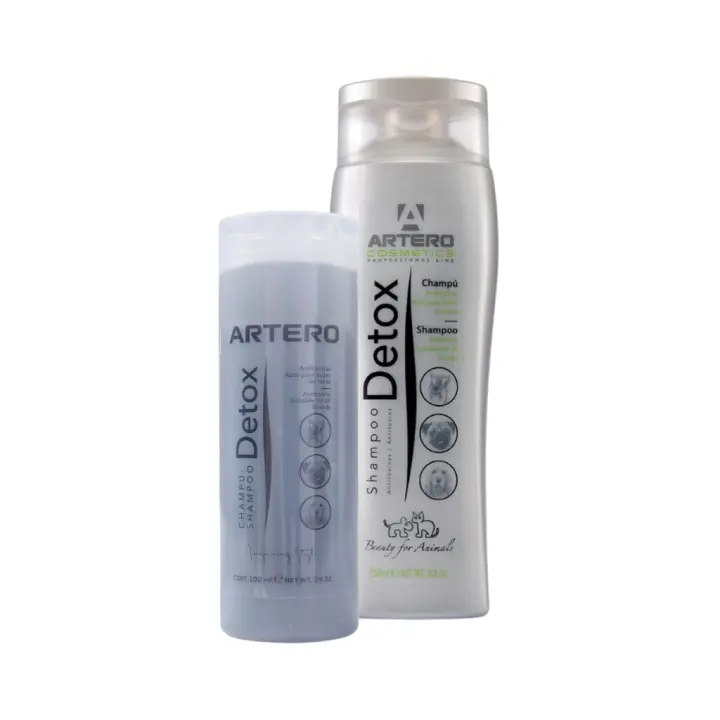 ARTERO - Detox - Champú para Perros y Gatos Carbón Activo Reparador y Antipolución - 1