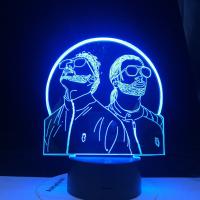 Lámpara Nocturna LED 3D Cambio De Color PNL Francés Para Dormitorio Regalos Sorpresa Para Fans Iluminación De Habitación - details 4