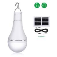 Lámpara Solar LED Portátil 7W Luz De Energía Solar Para Exterior Jardín Camping Tienda De Camping Pesca Búho Emergencia - details 1