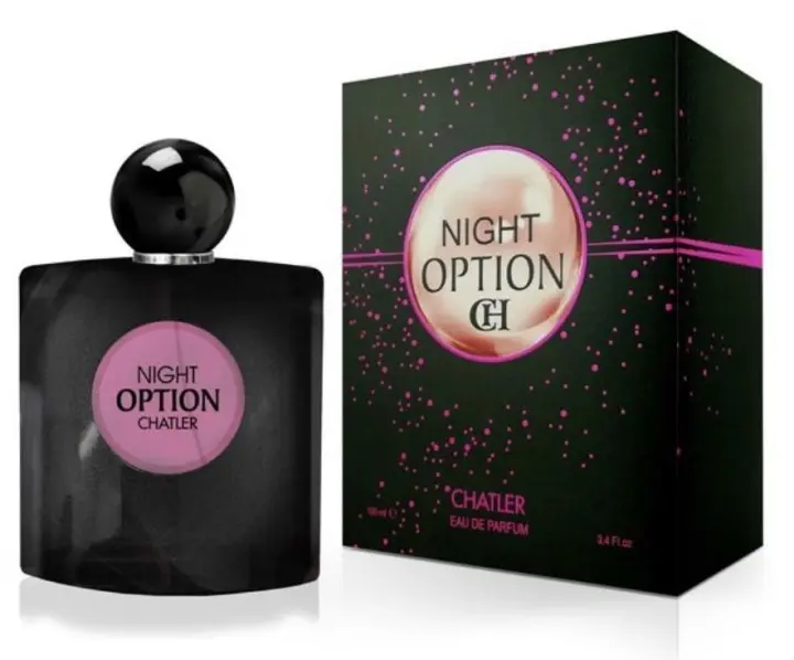 EAU DE PARFUM OPTION NIGHT PARA MUJER 100ML------MARCA CHATLER----SUPERVENTAS DURACION 8 HORAS - 1