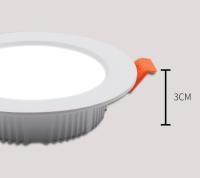 Focos LED empobles de 6 pulgadas, 5 W, Aperture de 7 to 8 cm, Luz LED empobles Plana, Luz radiante LED para baño, 3000/4000/6000 K, Luz Colgante para pasillo, baño, sala de estar, Cocina y dormitorio - details 4