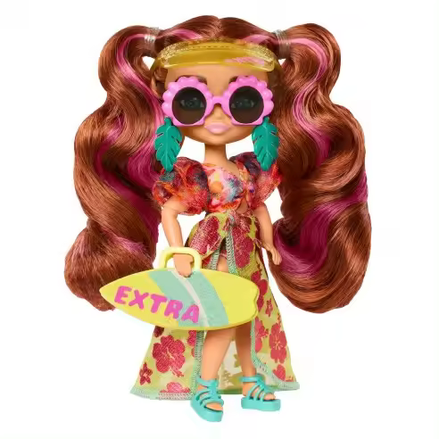 MUÑECA BARBIE EXTRA FLY MINIS BEACH FASHION HPB18 MATTEL - 1