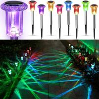 Luces Solares Para Exterior Impermeables De Acero Inoxidable Decoración De Jardín Paseo Y Césped Luces Nocturnas Para Fiesta De Cumpleaños Y Bodas - details 2
