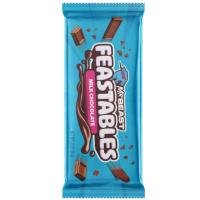 Mr Beast Feastables Tabla de Chocolate (Almond, Milk Crunch, Milk Chocolate) - 60g x 3 - details 2