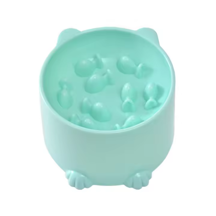 Tazón De Alimentos Para Gatos Con Patas Altas Y Capacidad Grande Protector De Cuello Anti-Obstrucción Dispensador De Agua Para Perros Y Gatos - 1