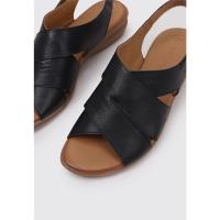 Sandra Fontán TRECCIA Sandalias De Cuña Mujer Negro - details 1