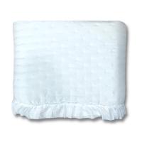 Colcha HMS Bouti Isabella Blanca con Volante y Cojines - Cama 90, 105, 135/140, 150/160 y 180 - Entretiempo - details 2