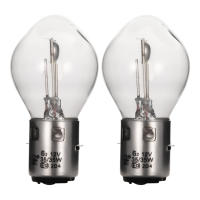 GOOFIT 2pcs Faros De Motocicleta 12V 35W Bombilla Halógena S2 Repuesto Para Faros Altos Y Bajos Adecuado Para Scooter Chino Taotao 50cc-250cc ATV - details 0