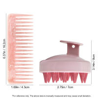 Cepillo De Baño De Silicona Para Limpieza Del Cabello Y Masaje Capilar Cepillo De Ducha De Plástico Suave Para Cabello Y Cuerpo Herramienta De Peluquería Para Salón - details 21