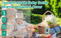 Calentador De Botella De Leche Y Fórmula USB Con Pantalla LED 5 Temperaturas Ajustables Mantenedor De Calor Para Bebé Latex Free PVC Free BPA Free - details 3
