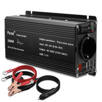 Inversor De Onda Senoidal Pura DC 12V a AC 220V 230V 1500W/2200W/2600W Convertidor De Voltaje Universal Con Enchufe Europeo Accesorios Para Automóvil - details 0