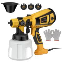 Pistola eléctrica de pintura en aerosol de 850W, contenedor de alta capacidad de 1400ml, fácil de limpiar para muebles, armarios, vallas, paredes, puertas, obras de bricolaje, - details 7