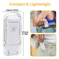 Lámpara Nocturna Recargable USB Plegable Portátil Para Lectura Con Protección Ocular 3 Colores De Luz Y Adjustabilidad De Brillo - details 5