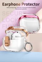 Funda Protectora Transparente Para Samsung Galaxy Buds3/Galaxy Buds3Pro Con Llavero Carga Inalámbrica Y Resistente Caídas - details 0