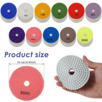 Kit De 10-16 Piezas De Pads De Pulido De Diamante De 4 Pulgadas Para Granito Hormigón Vidrio Uso Doméstico DIY Abrasivos De Polvo De Pulir - details 6