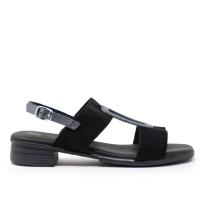 TINA KIZ 2556 NEGRO Sandalias altas mujer 35408 25V SANDALIA SERRAJE NEGRO ARO ANTRACITA - details 3