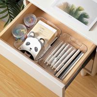 Caja De Almacenamiento Transparente Organizador De Escritorio Para Cocina Y Cosméticos Cesta De Almacenamiento Ecológica Moderna - details 3