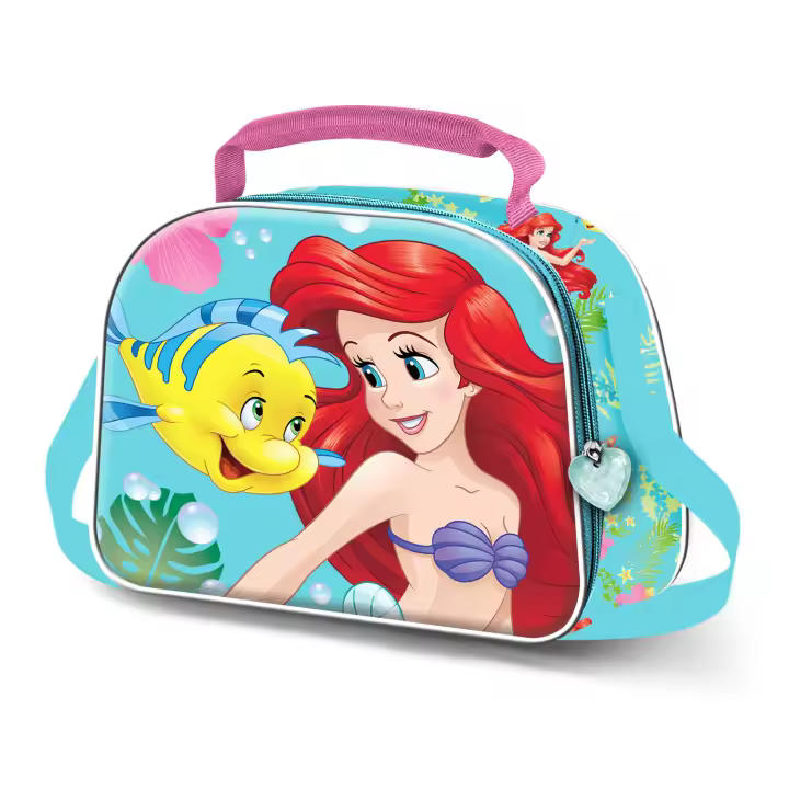 Disney Ariel Dive Bolsa Portamerienda 3D, Turquesa - 1