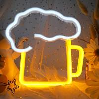Luz LED Neón Para Cerveza Con Powers USB O Batería Para Dormitorio De Chico Sala De Juegos Boda Bar Camping Decoración Regalo - details 0