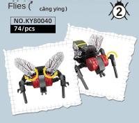 Nuevos Creativos Serie De Insectos Bloques De Construcción De Mariposa Colección De Modelos Biológicos De Beetle Mantis Decoración Juguetes Para Niños Y Adultos - details 7