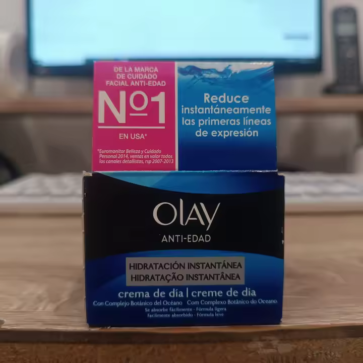 Olay Antiedad Hidratación Instantánea Crema de Dia - 1