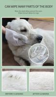 6PCS Guantes Desérgibles Para Mascotas Perros Y Gatos Toallas De Limpieza Seca Y Húmeda Guantes Limpia Sin Enjuague Desodorizante - details 25