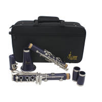 SLADE Clarinete Bb De 17 Teclas En Bakelite Instrumento De Viento Profesional Con Caja Y Fibras Musical Partes De Instrumento - details 9