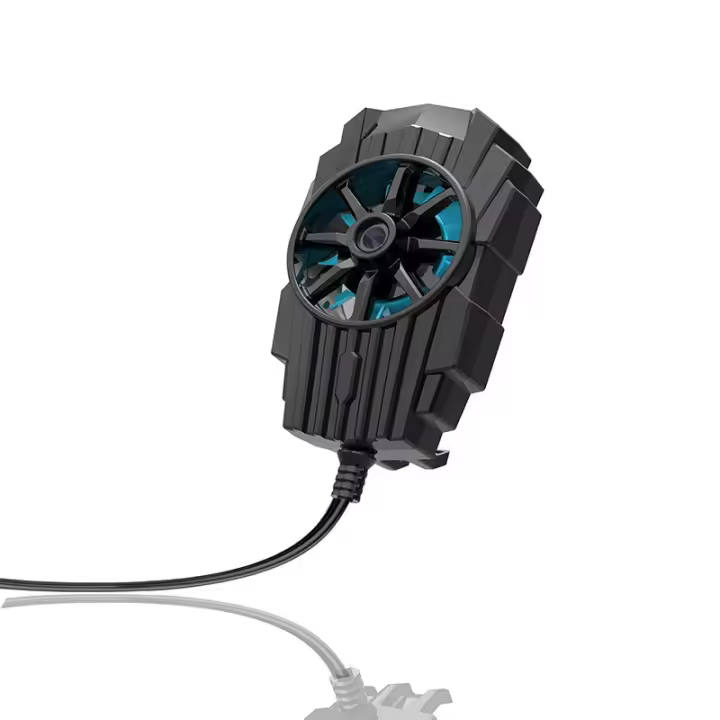 Enfriador de teléfono, Mini Ventilador de enfriamiento de teléfono móvil con Abrazadera telescópica 4000 RPM - 1