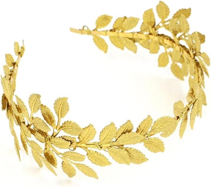 Griego Romano Hoja De Laurel Laurel De Oro De Las Hojas De La Corona De La Tiara Accesorios De Los Disfraces Para Mujer De La Hoja De La Diadema De Peine Del Pelo De La Novia De La Boda Accesorios Para El Cabello Tocado