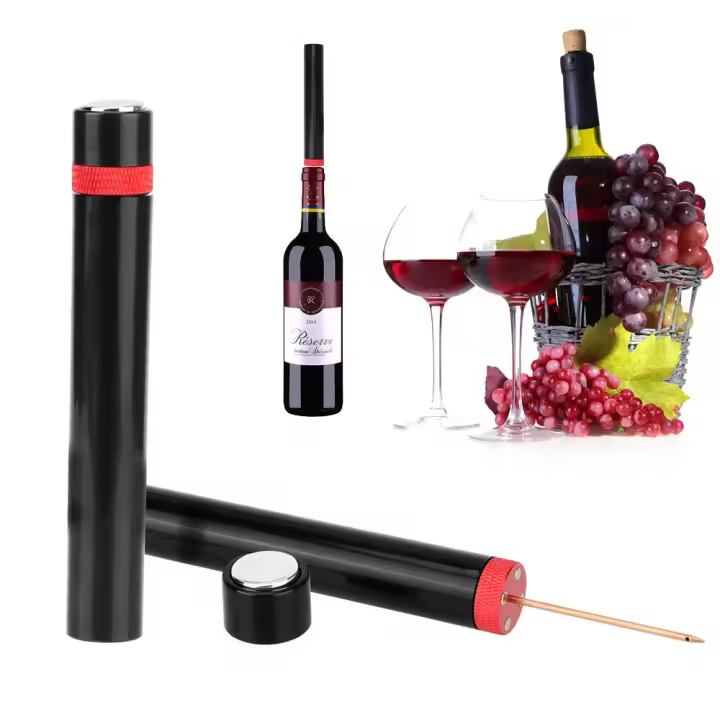 Abrebotellas De Vino Con Bombín Herramienta De Barra De Aluminio Ecológico Punzón Para Tacos Y Botellas De Jars - 1