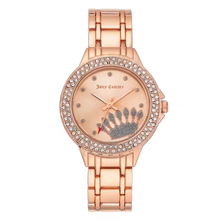 Juicy Couture Reloj Mujer Analogico Cuarzo con Correa de Metal JC1282RGRG - 1