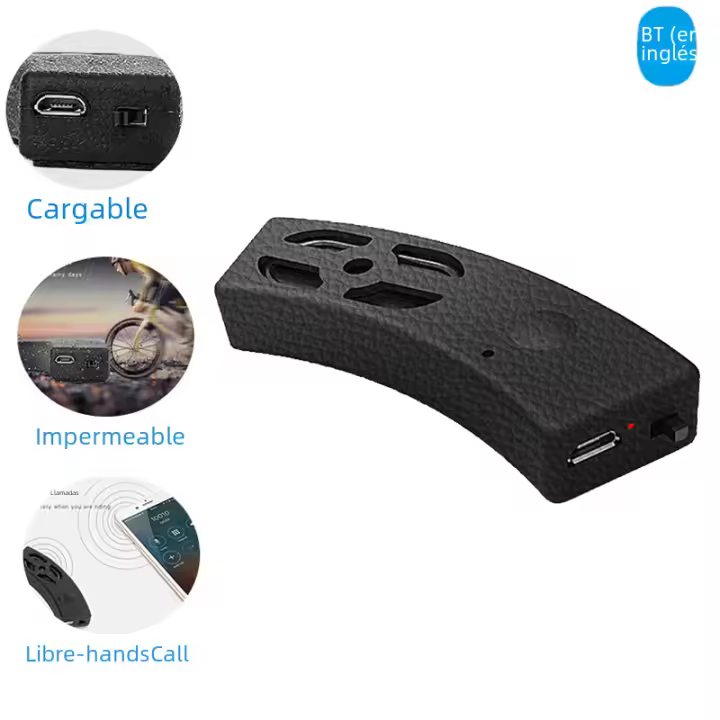 Altavoz Bluetooth Para Motocicleta Y Sombrero De Bicicleta Estéreo Inalámbrico Impermeable Con Subwoofer Mini Boombox Para Viajes Al Aire Libre - 1