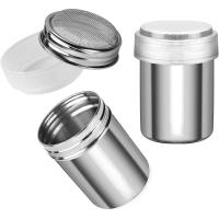 Sieve De Acero Inoxidable Para Moler Cacao Harina Azúcar Esponja Ecológico Polvo Espreading Para Barbacoa Y Cocina - details 0