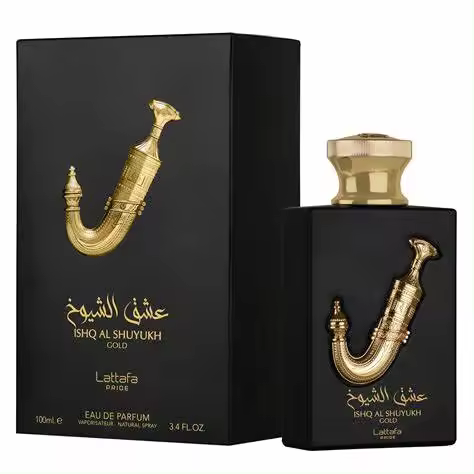Perfume árabe Ishq al shuyukh gold para hombre 100ml - 1