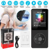 Reproductor MP3 Bluetooth 5.0 Sport 64GB con pantalla TFT a color de 1,5 pulgadas, mini reproductor de música con clip, admite tarjeta SD de hasta 128GB, con botón de volumen independiente, radio FM, podómetro - details 8