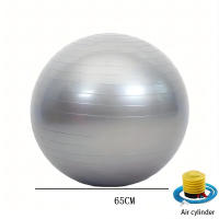 Bola De Yoga De PVC Bola De Fitness Antideslizante 65cm Resistente a Explosiones Equipo De Pilates Para Gimnasio Y Hogar - details 8