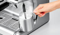 Polti Coffea G50S cafetera espresso con molinillo de café integrado y panel de control táctil, 30 niveles de molido y porta filtro profesional de 58 mm de diámetro: elige tu propio nivel de molido y prepara capuchinos y macchiatos de forma profesional. - details 5