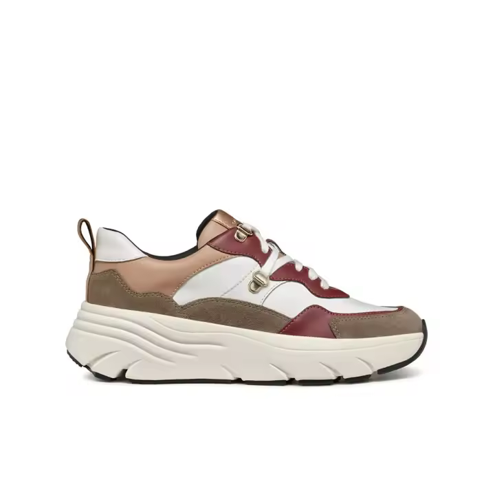 Geox Zapatillas D Diamanta E Marrón,Blanco - 1