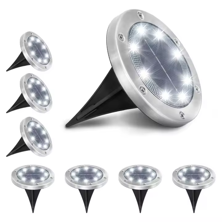 Luces solares para jardín al aire libre, para caminos, patios, pasarelas - 1