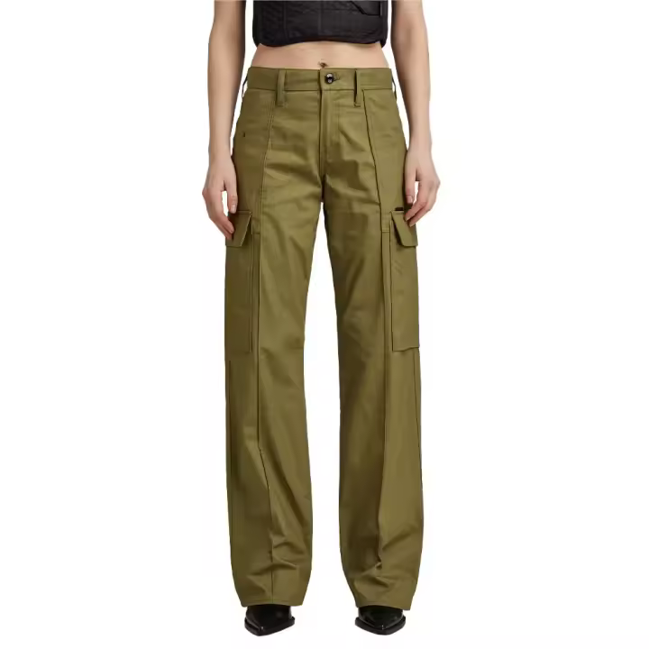 Ropa mujer Pantalones G-star Pantalones Cargo Judee Verde - 1
