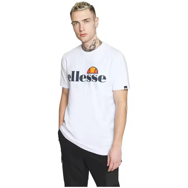 Camiseta de Manga Corta Ellesse Sl Prado Tee para hombre en color blanco - 1