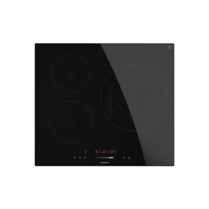 Placa vitrocerámica Cecotec Bolero Squad V 3100 5700W 3 zonas 9 niveles negro 59 cm - 1