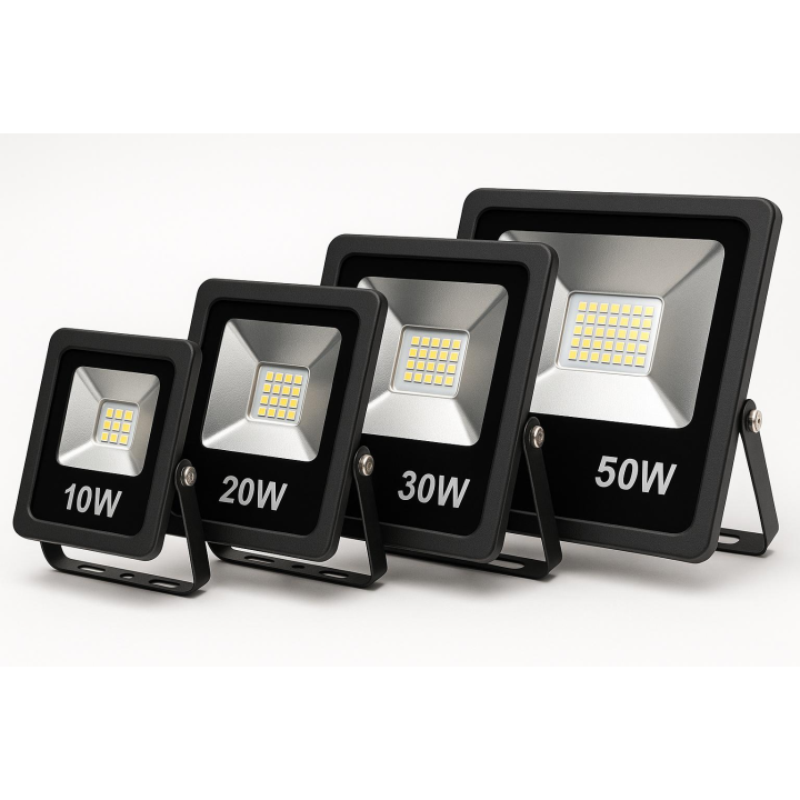 Dacada2005 Focos LED Exterior Extrastar 10W 20W 30W 50W – Reflector Impermeable IP65, Luz Blanca Fría, Ahorro Energético, Ideal para Jardín, Patio y Garaje