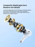 Auriculares Inalámbricos TWS Con 3 Micrófonos Espacio Voz Audio Compartido Estéreo Hi-fi Para iPhone Compatible Bluetooth 5.3 - details 3