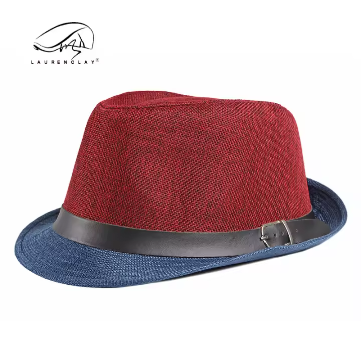 Sombrero De Jazz Patchwork Para Hombres Y Mujeres Moda Primavera Y Verano Fedoras Decorativas Para Adultos Fiesta Formal Polyester - 1