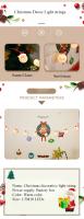 Luz De Navidad Santa Claus Fairy Garland 10 LEDs Piloto 1.5M Para Decoración De Casa Fiesta Año Nuevo Árbol De Navidad - details 0