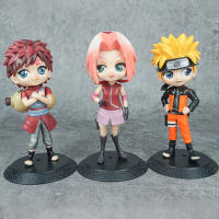 6pcs Figuras De Anime Naruto 15cm Kawaii Uzumaki Hatake Kakashi Gaara Uchiha Sasuke Qposket Modelo PVC Juguete Coleccionable Regalo - details 4