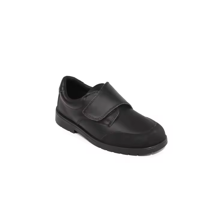 JAVER ZAPATOS COLEGIAL JAVER VELCRO - PIEL LAVABLE NEGRO 7-1 Colegial - 1