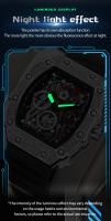 Reloj De Cuarzo Para Hombre OFNS 7105 Creativo Hueco Con Luz Nocturna Y Calendario Resistente Al Choque Y Agua Bandeja De Silicona Estilo Casual - details 6