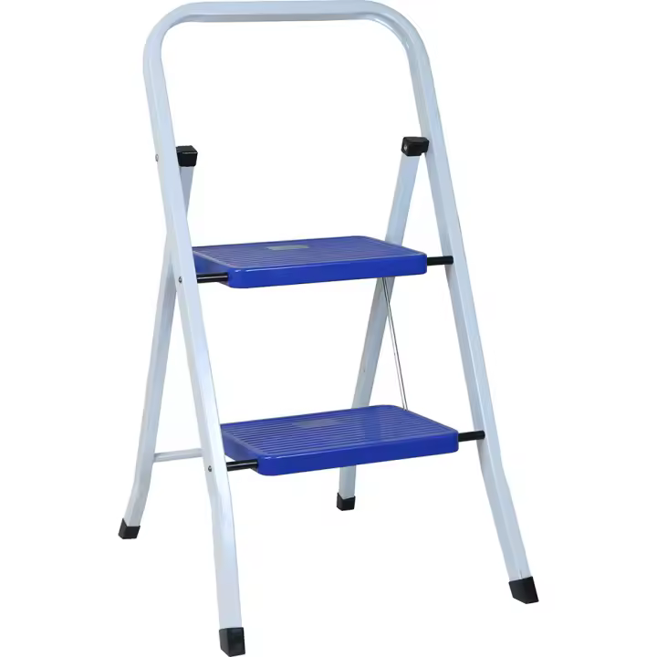 Orework Escalera Tubo Cuadrado 2 Peldaños 72 Cm - Resistente y Compacta - 1